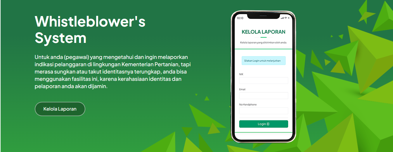 Antarmuka WBS Kementan